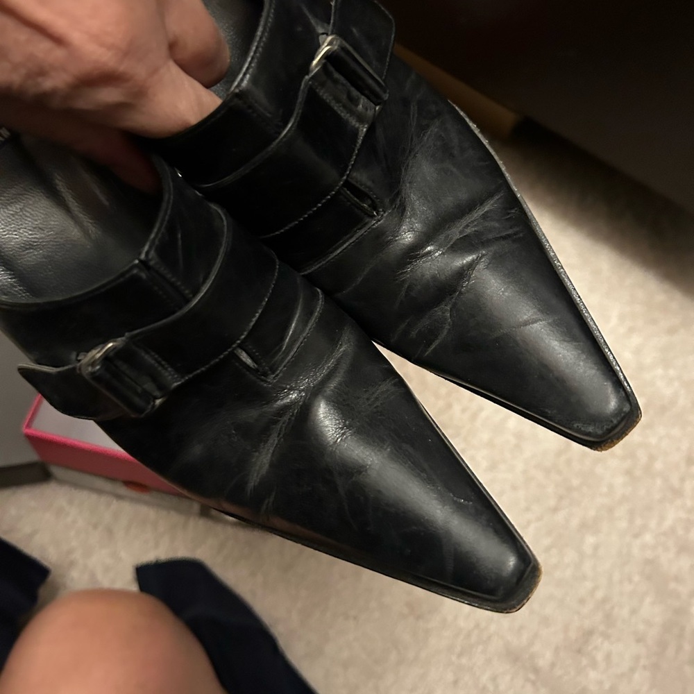 Stewart Weitzman Pointed Heels, Shoe Boot-Look - image 7